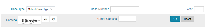 Select Case Type/Number/Year/etc.
