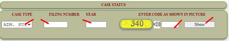 Patna High Court Case Status Check By token number