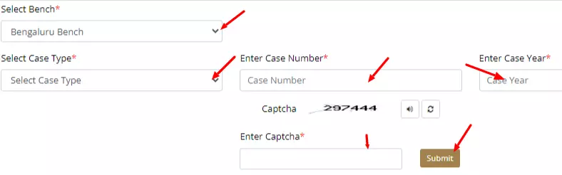 High Court Case Status Check By Case Number